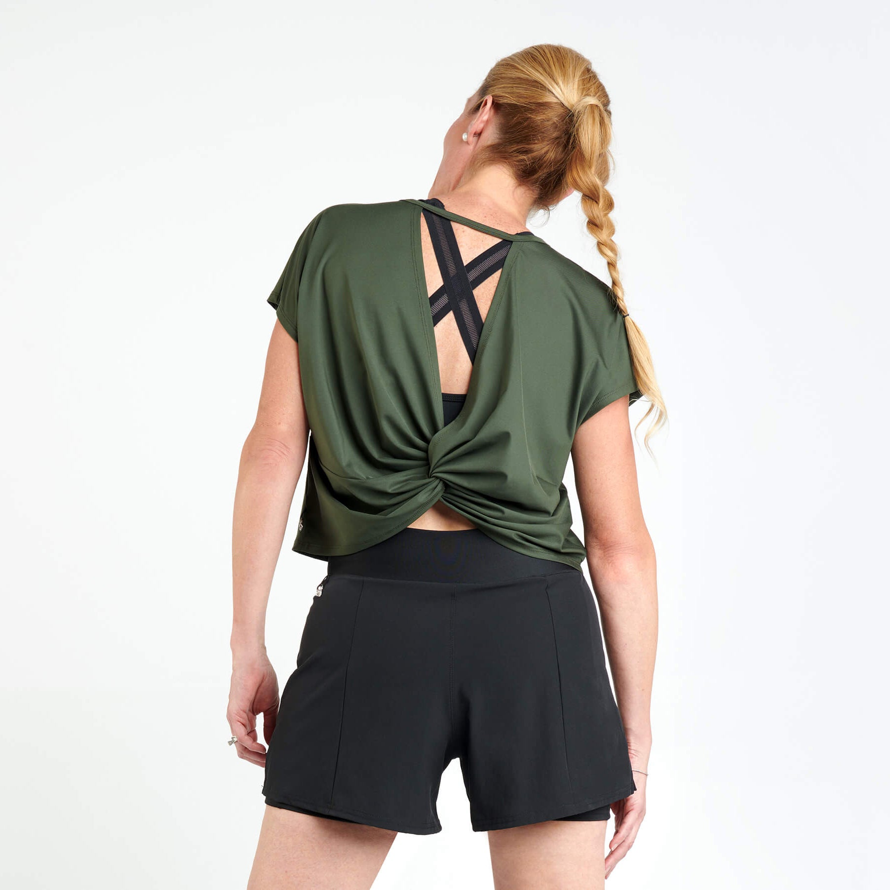 Quinn Short de course avec cuissard int gr Noir