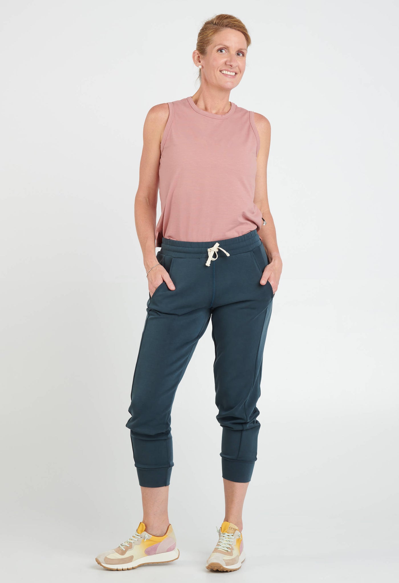 Aria - Pantalon jogger à taille haute