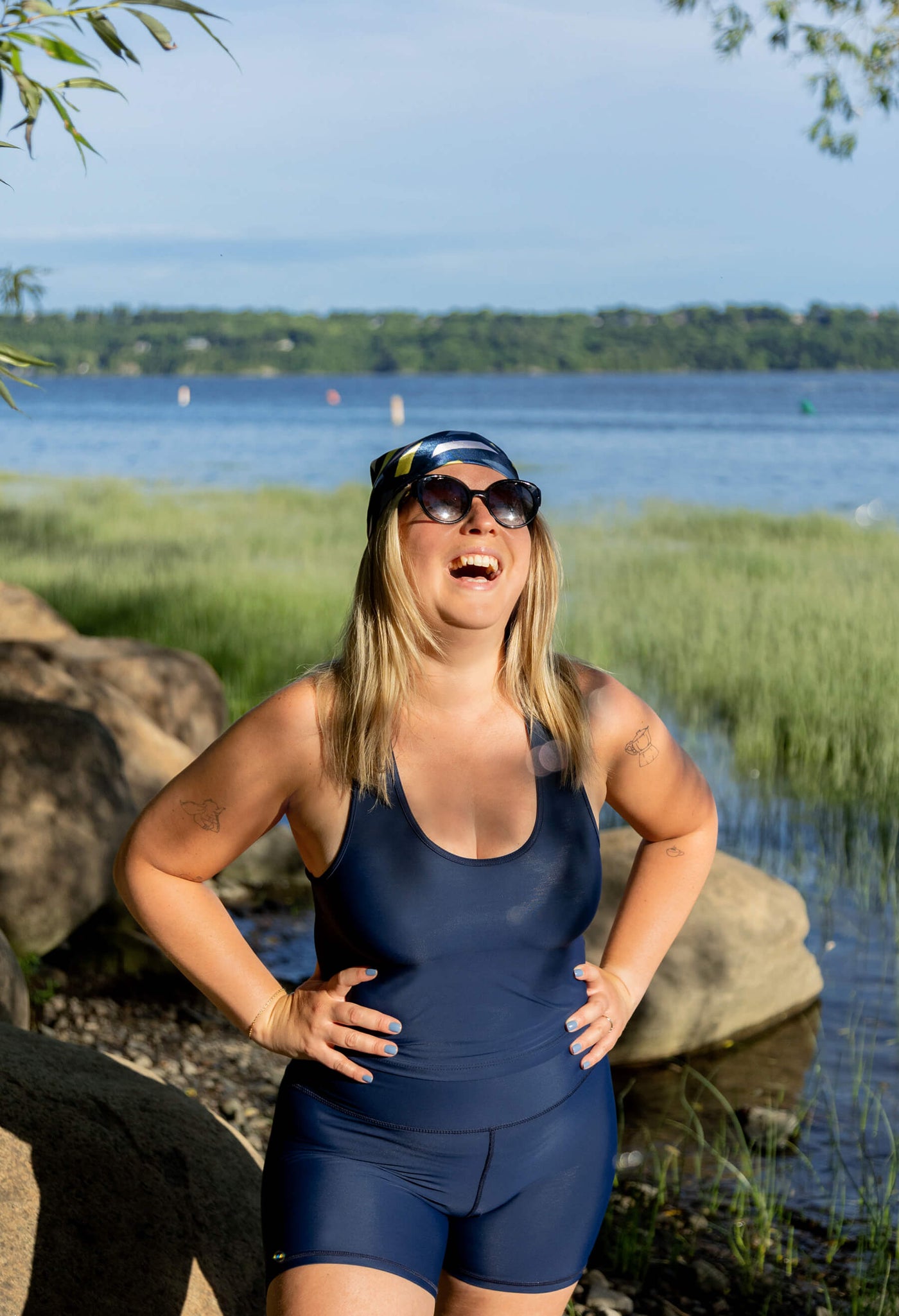 Vilaine - Short gainant à taille haute