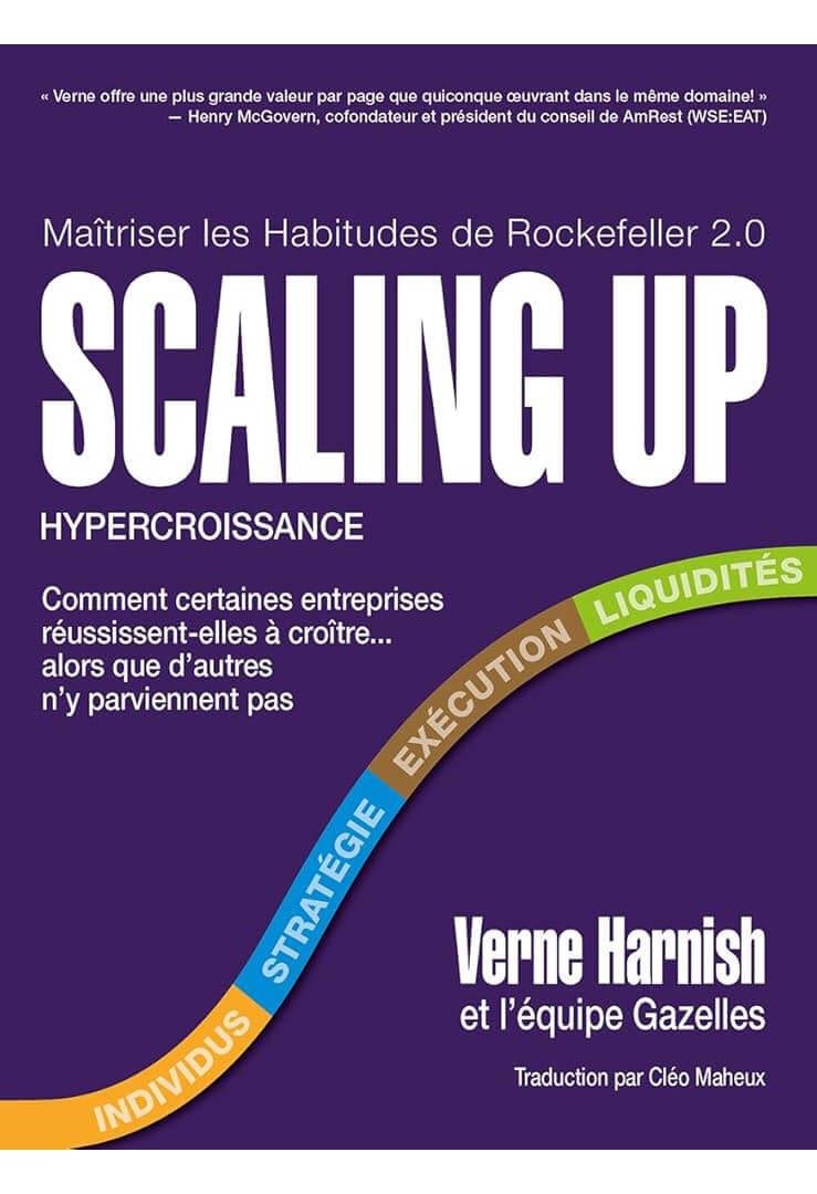 Livre Cléo Maheux Scaling Up-Hypercroissance